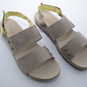 SOREL Torpeda Slingback Sandal Pebble Zest